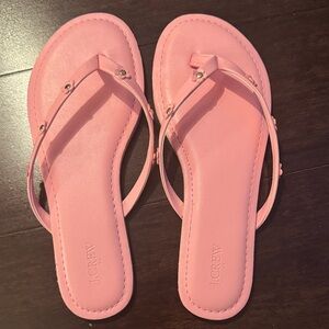 Girls' easy summer flower flip-flops